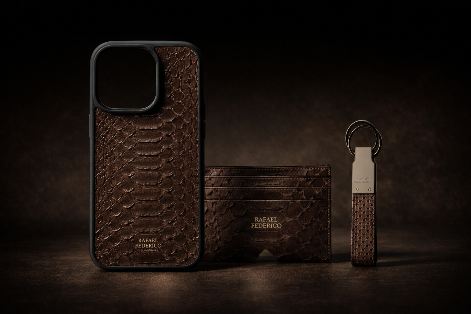 Selected color — RAFAEL FEDERICO python leather set